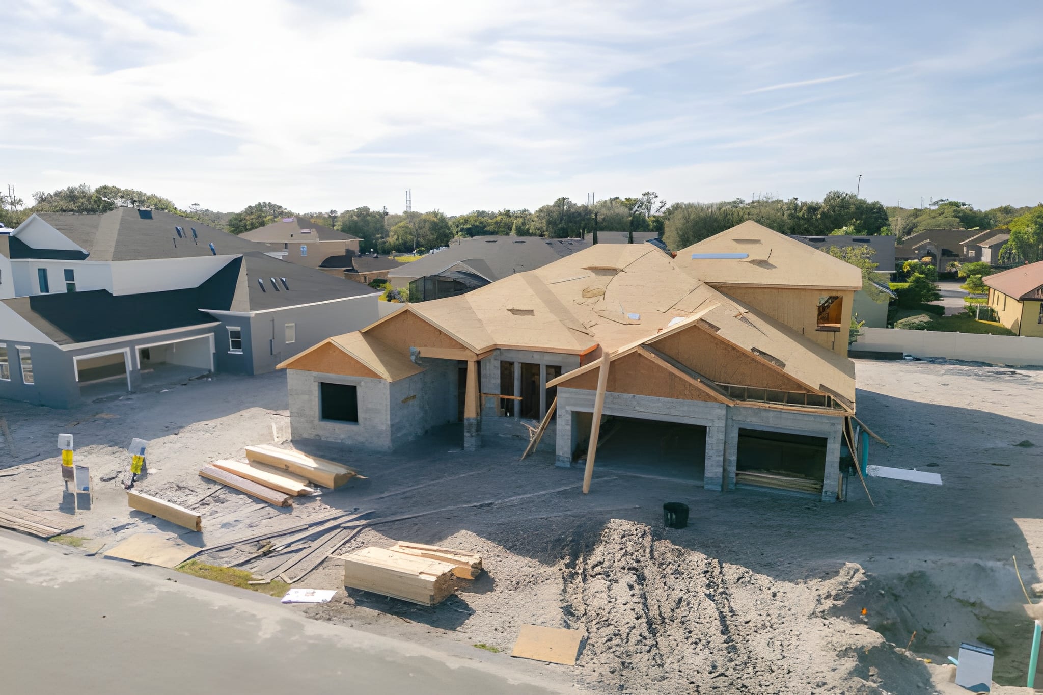 New Construction Home - Orlando Florida - Developing Neighborhood